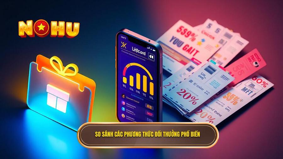 So sánh các phương thức đổi thưởng phổ biến