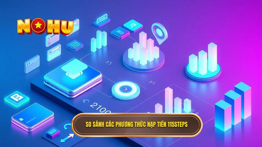 Bảng so sánh các phương thức nạp tiền tại 115steps.com