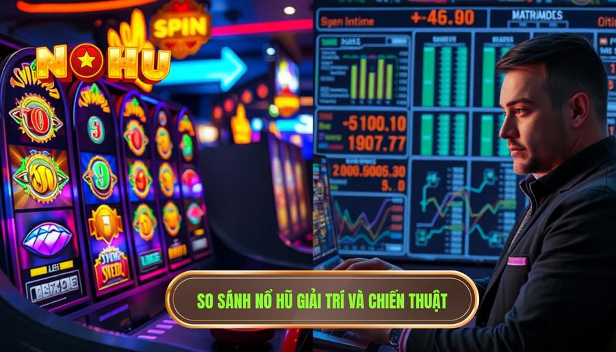 Bảng so sánh giữa chơi nổ hũ giải trí và chơi có chiến thuật